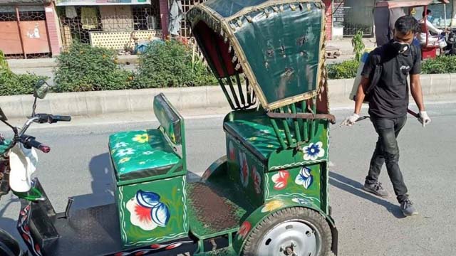 জীবানুনাশক স্প্রে কার্যক্রম